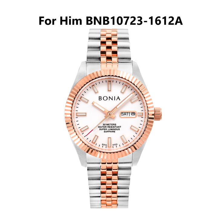 Bonia His & Her Set Automatic BNB10723-1612A & BNB10723-2652A