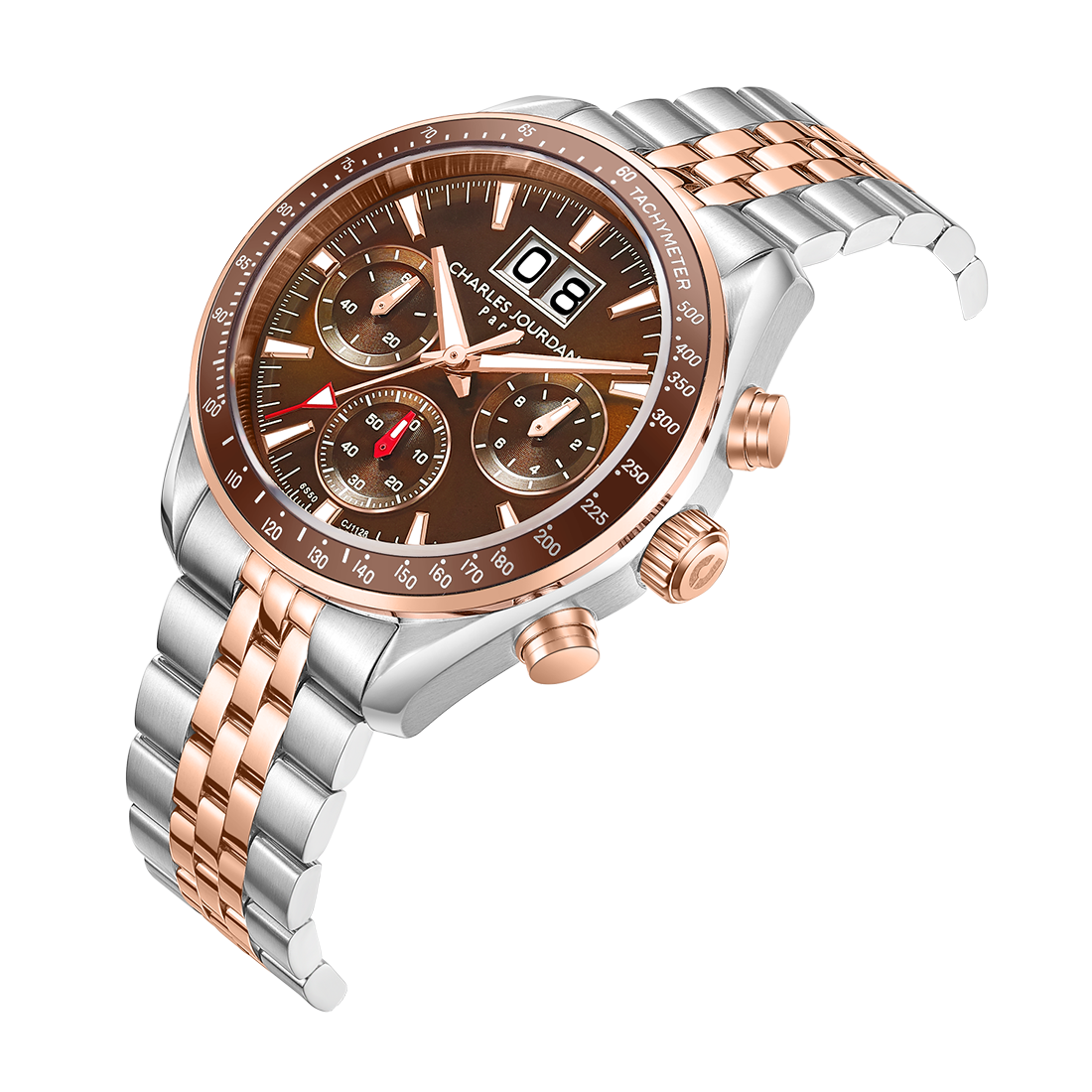 Charles Jourdan Men Chronograph CJ1128-1642C – Solar Time™