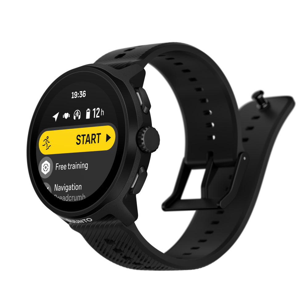 Suunto Run All Black with Silicone Strap SUSS051272000 – Solar Time™