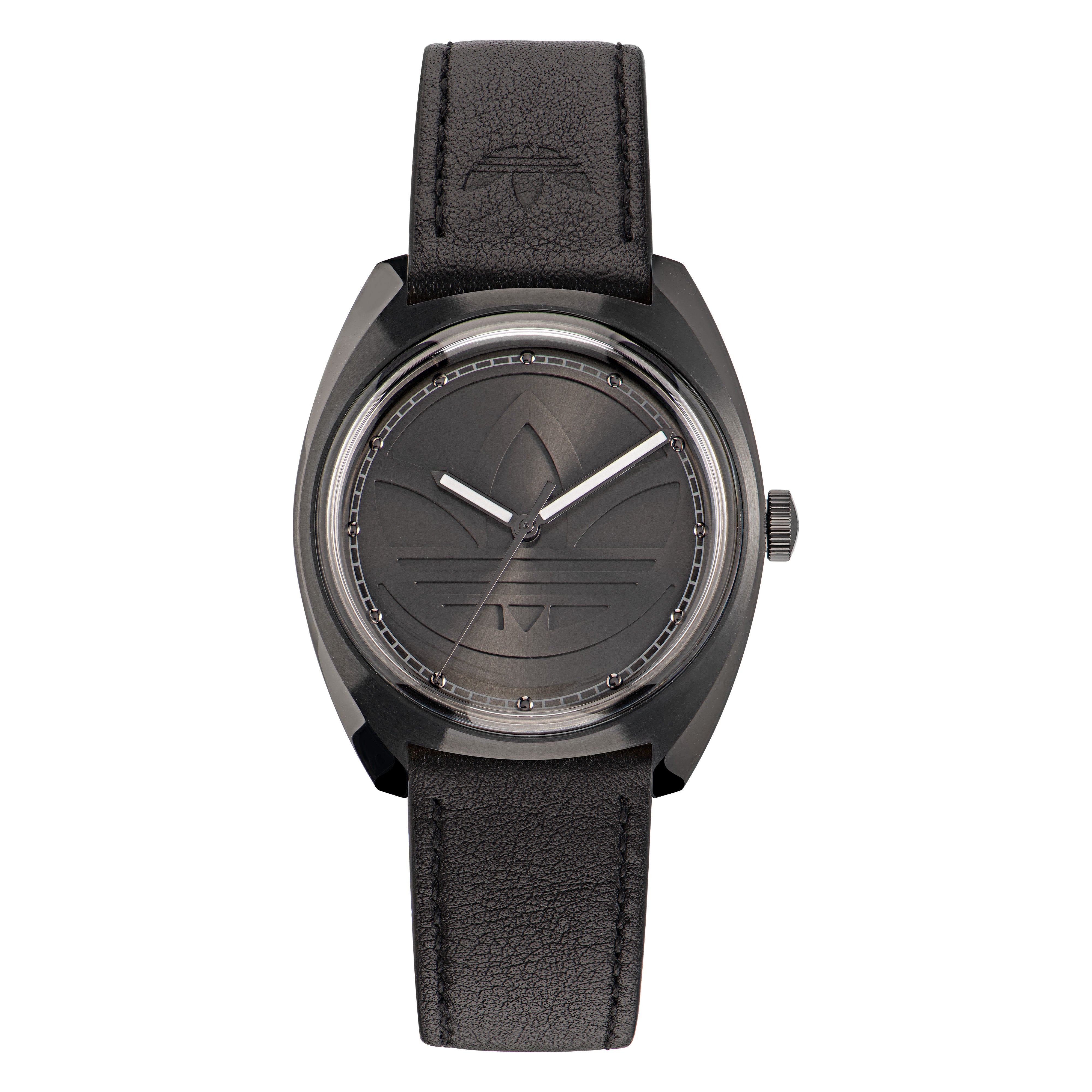 Adidas black hot sale rubber watch