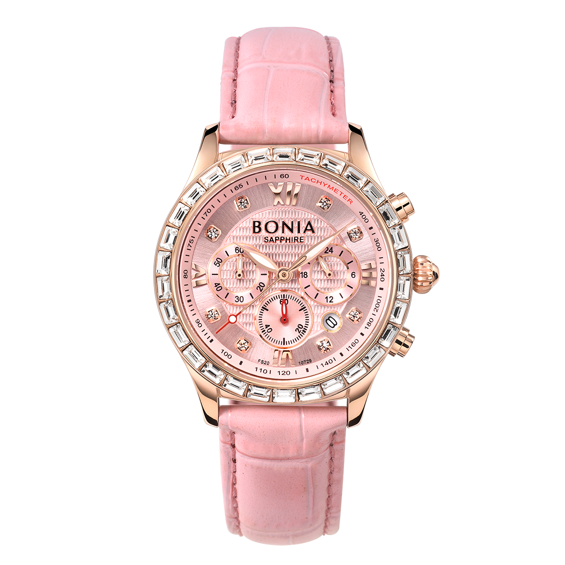 Bonia Women Chronograph BNB10729 2573S Solar Time