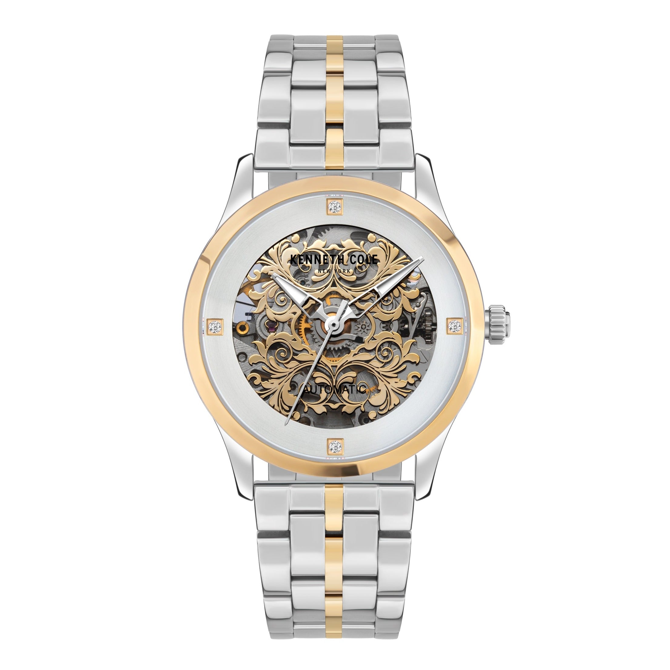 Kenneth cole sale women's skeleton watch