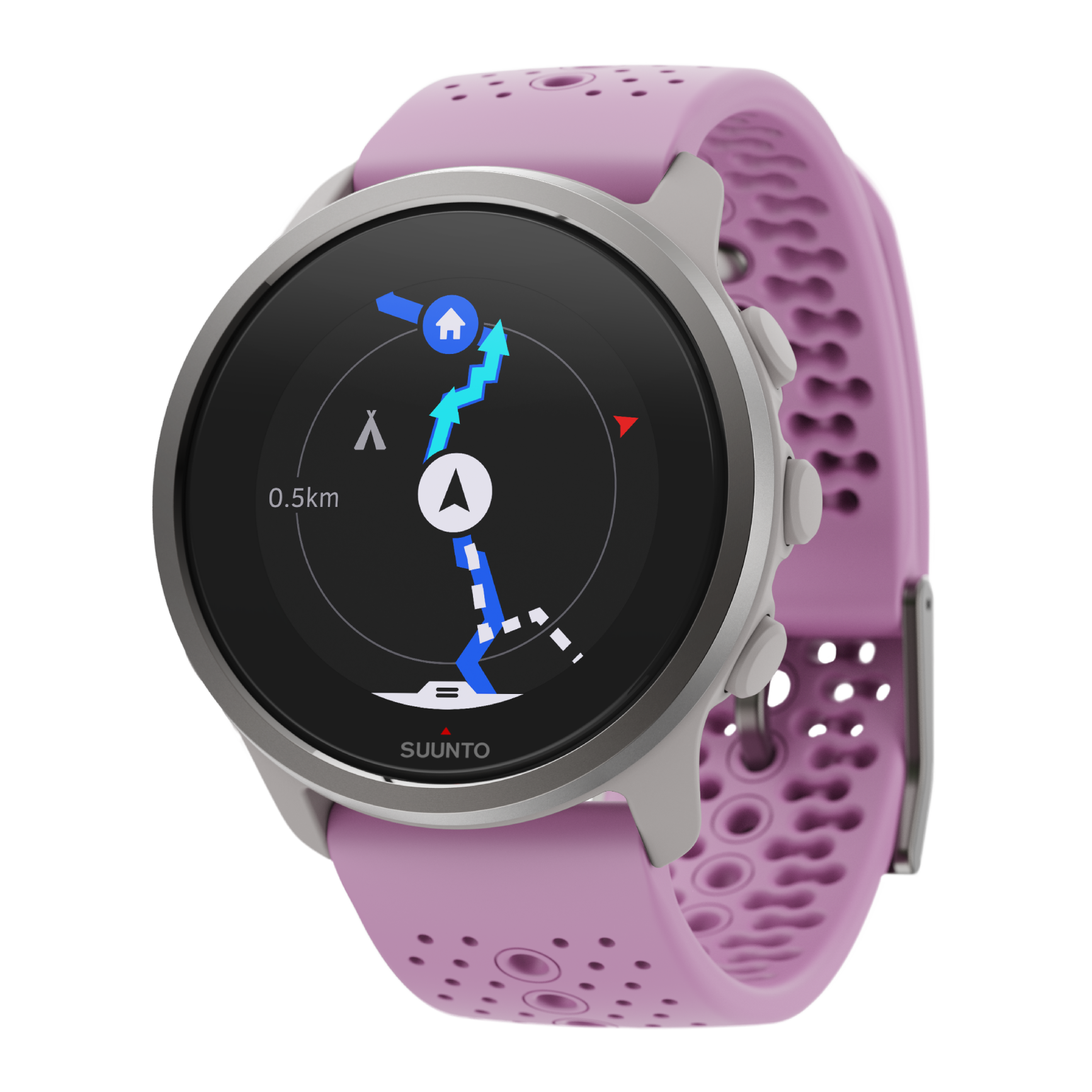 Suunto 5 Peak Wildberry Lightweight multisport watch for