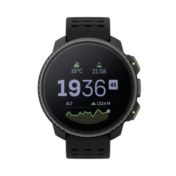 Suunto Vertical All Black - Large Screen Adventure Watch For Outdoor Expeditions And Training