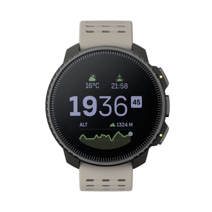 Suunto Vertical Black Sand - Large Screen Adventure Watch For Outdoor Expeditions And Training