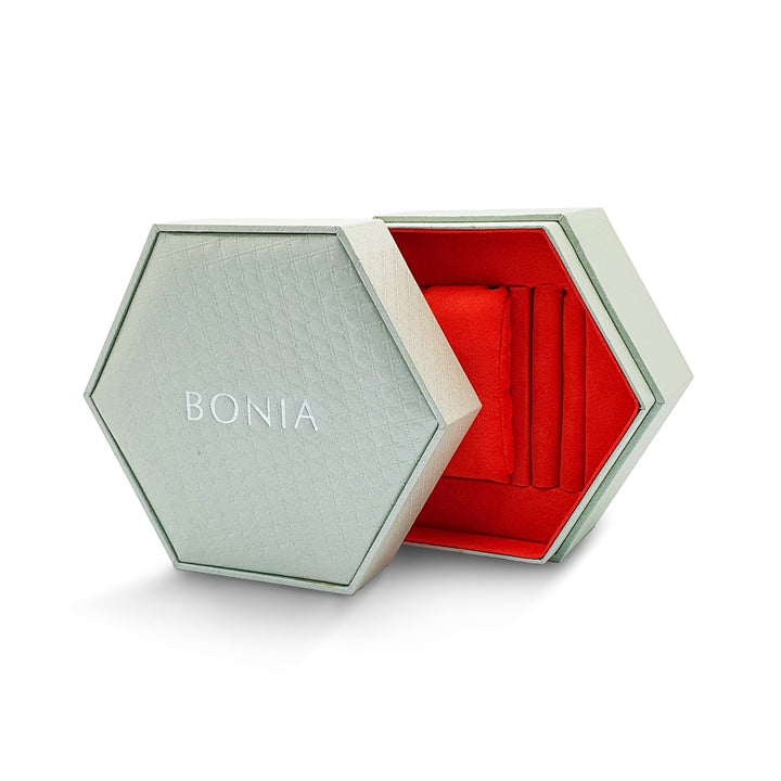 Bonia Jewellry Set Hexagon Watch Box 2024 BXPBNB0059