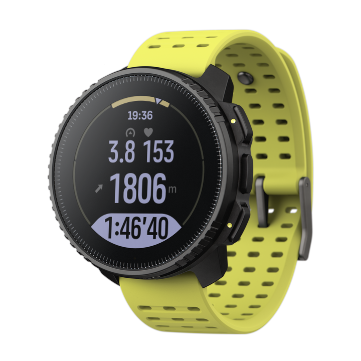 Suunto Vertical Black Lime - Large Screen Adventure Watch For Outdoor Expeditions And Training