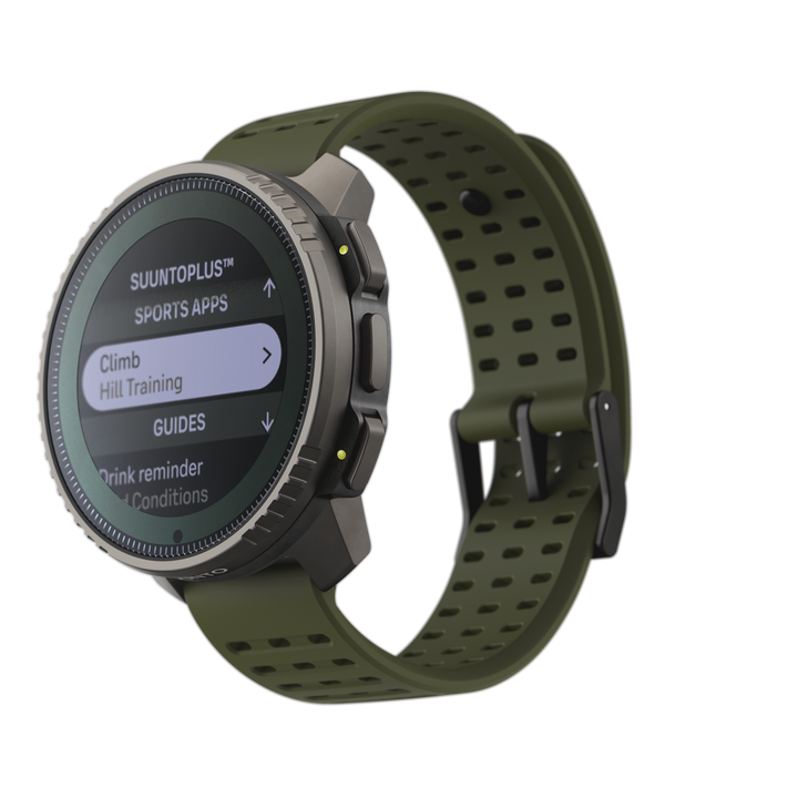 Suunto Vertical Titanium Solar Forest - Large Screen Adventure Watch For Outdoor Expeditions With Solar Charging