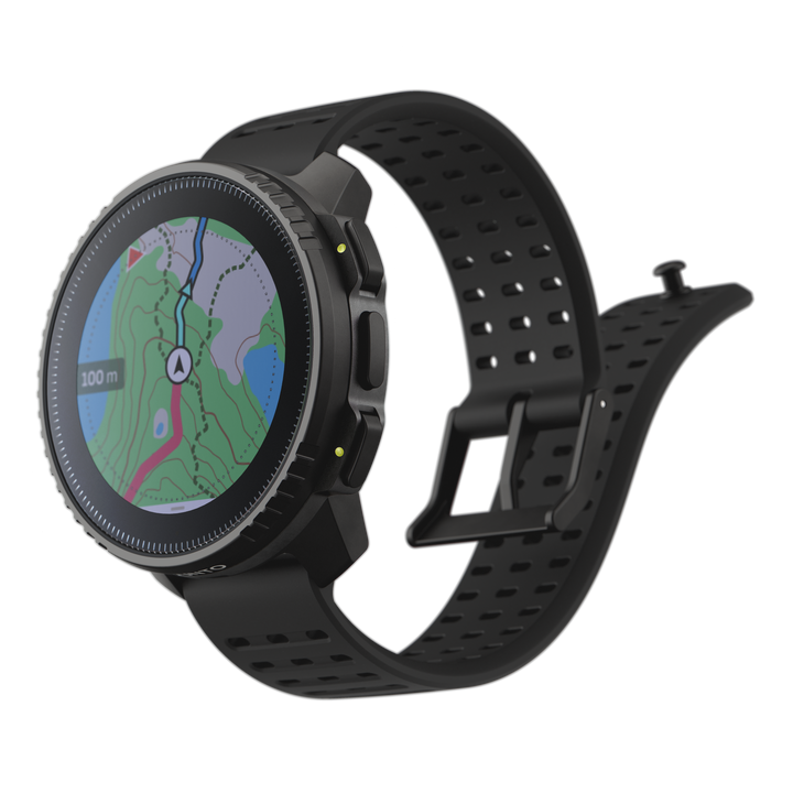 Suunto Vertical All Black - Large Screen Adventure Watch For Outdoor Expeditions And Training