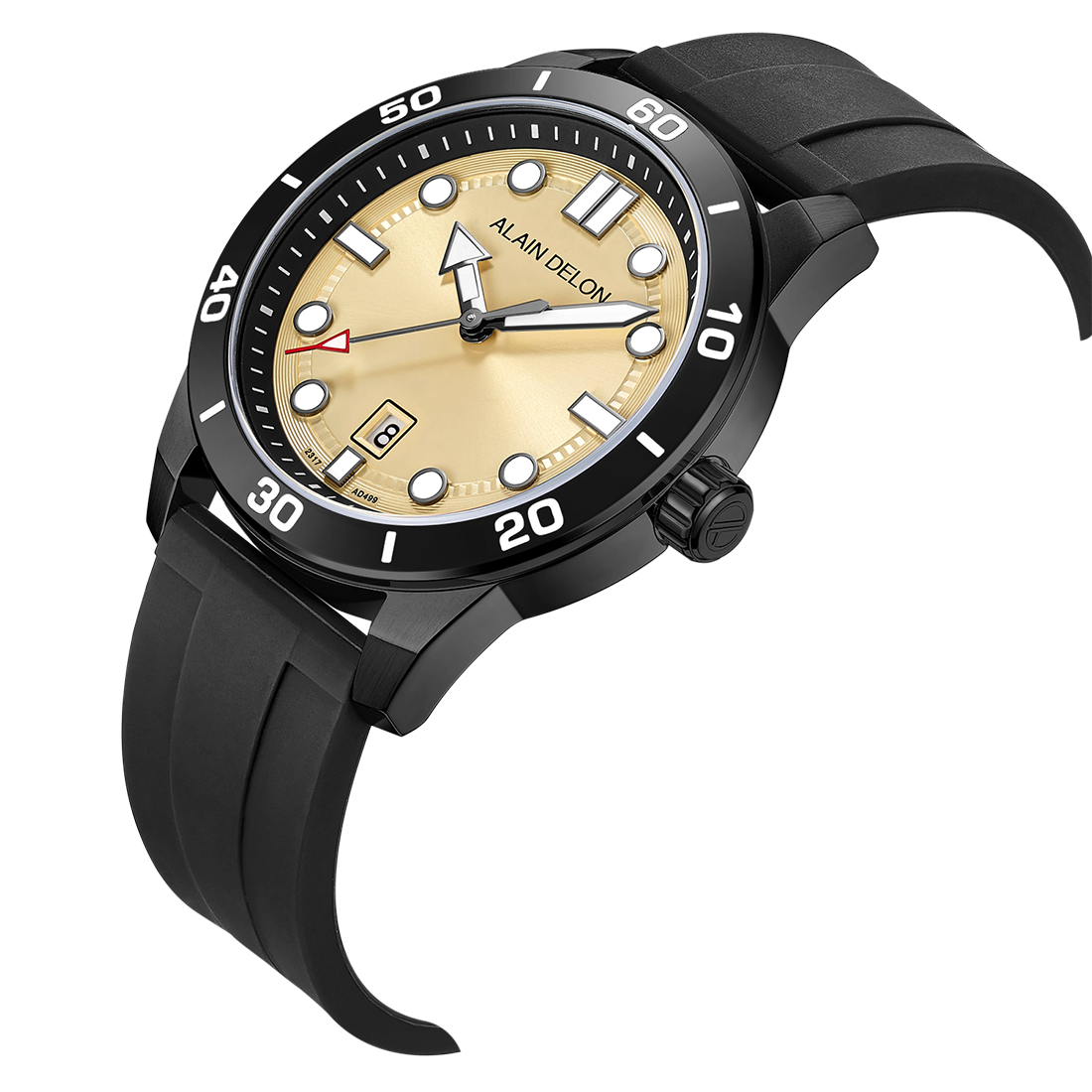 Alain Delon Men Contemporary AD499-1726 – Solar Time™