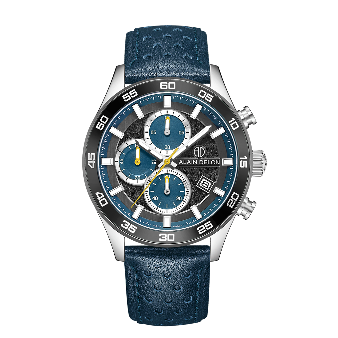 Alain Delon Men Chronograph AD503-1382C – Solar Time™