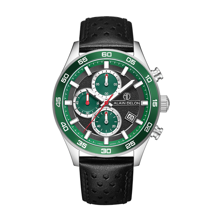 Alain Delon Men Chronograph AD503-1392C – Solar Time™