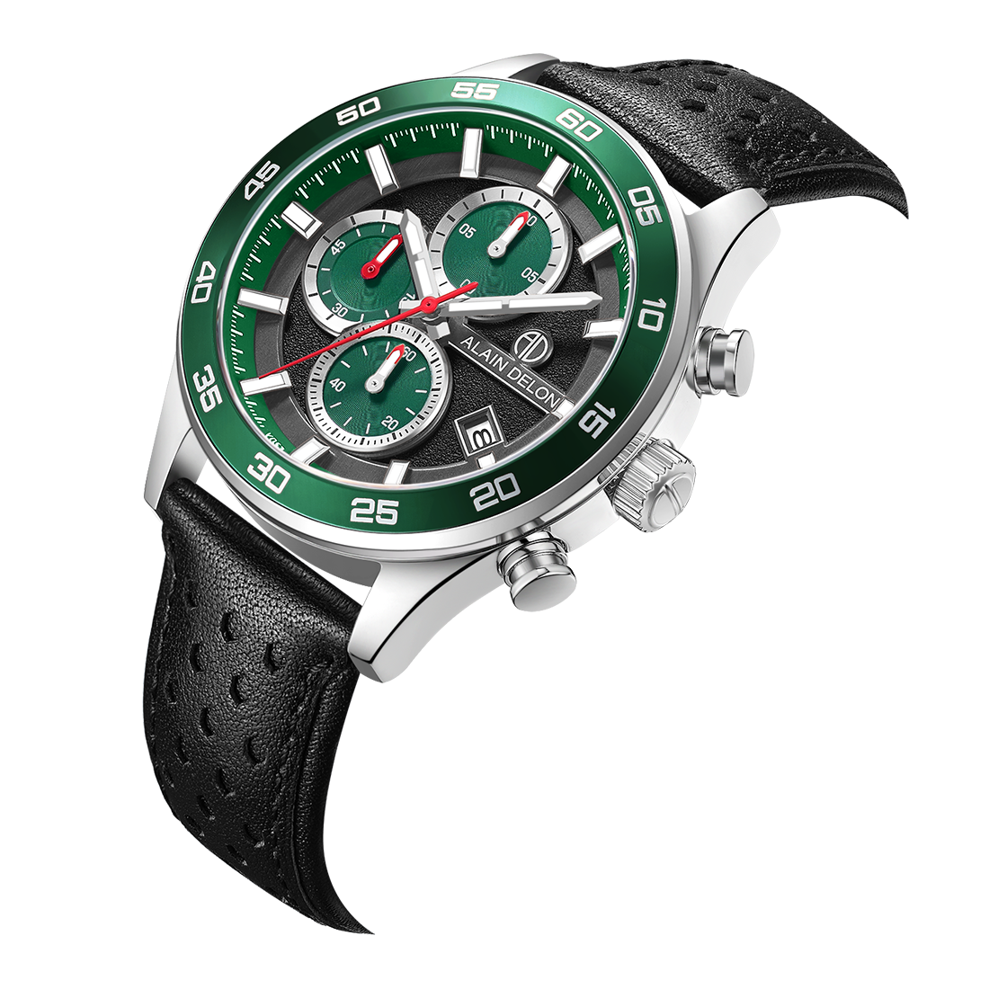 Alain Delon Men Chronograph AD503-1392C – Solar Time™
