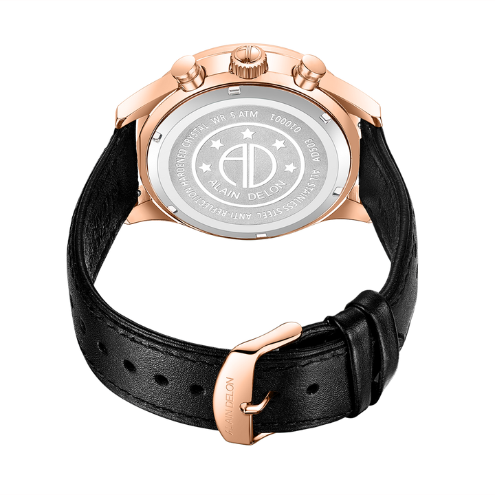 Alain Delon Men Chronograph AD503-1532C – Solar Time™