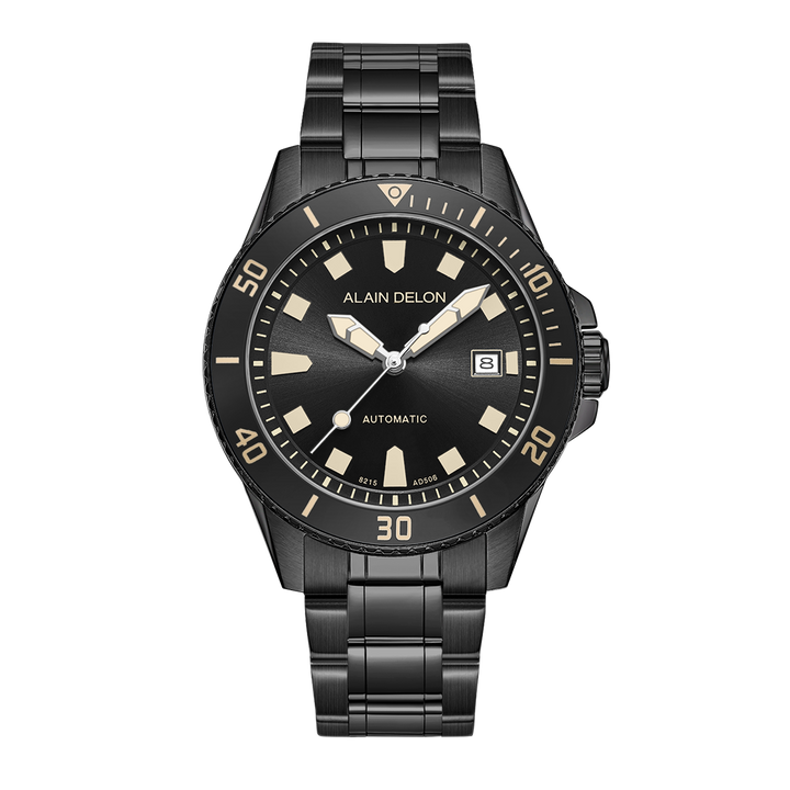 Alain Delon Men Automatic AD506-1736A – Solar Time™
