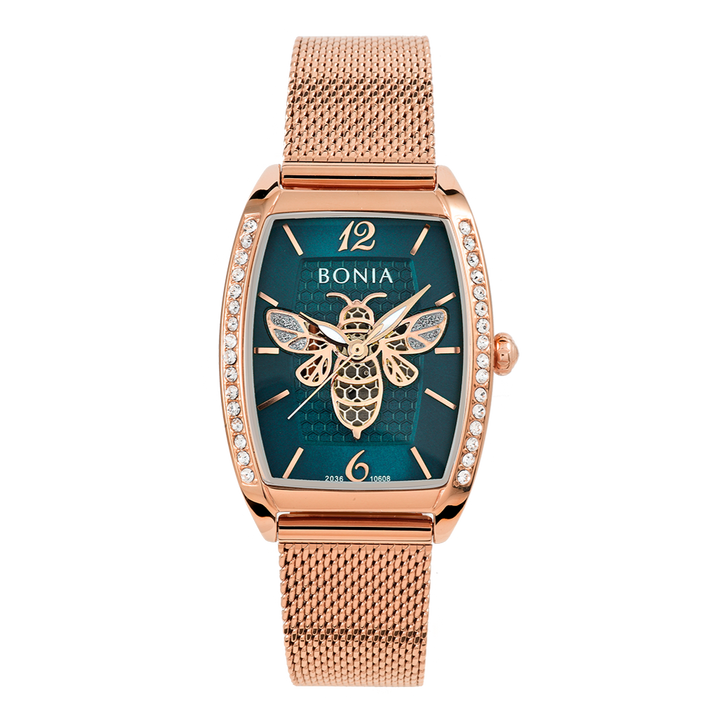 Bonia Women Elegance Watch Jewellery Set BNB10608 2585S Solar Time