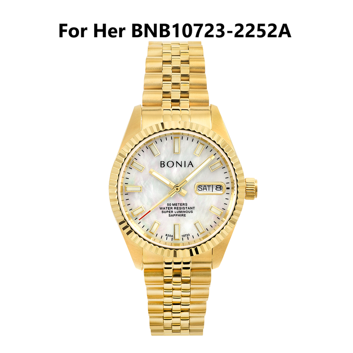 Bonia His & Her Set Automatic BNB10723-1212A & BNB10723-2252A