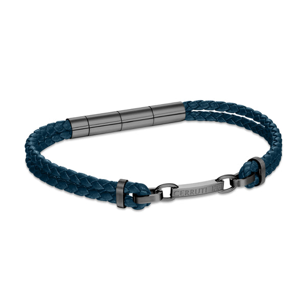 Cerruti 1881 Sandro Leather Bracelet - Blue CJCIAGB0014302