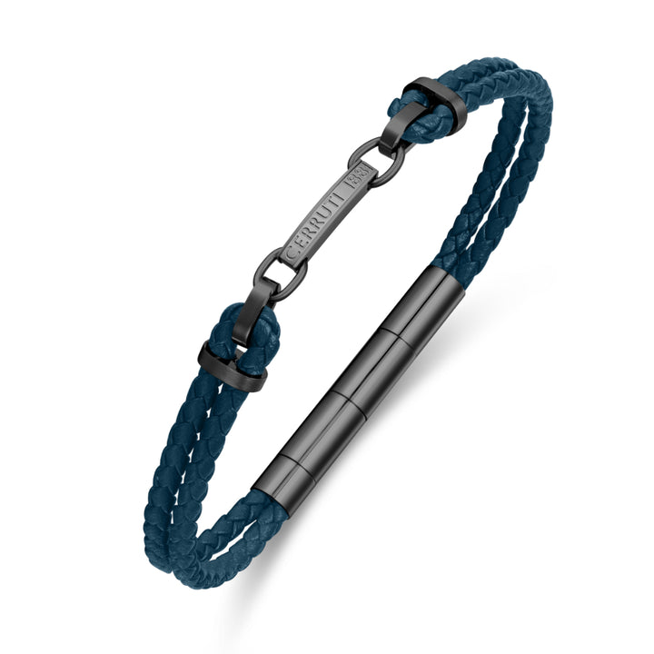 Cerruti 1881 Sandro Leather Bracelet - Blue CJCIAGB0014302