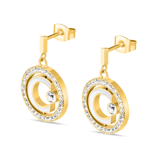 Cerruti 1881 Marque SS Earrings - Gold Plated CJCIJLE0007301