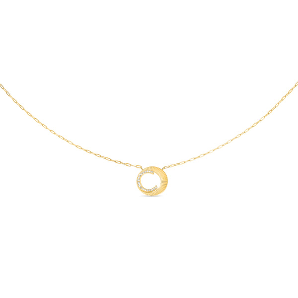 Cerruti 1881 Pleat SS Necklace - Gold Plated CJCIJLN0001002