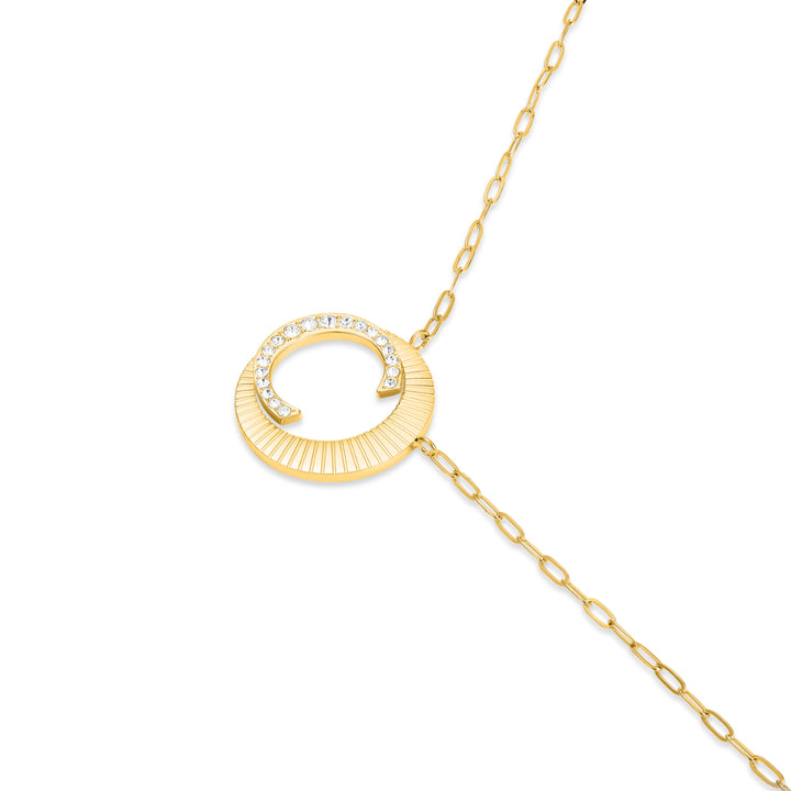 Cerruti 1881 Pleat SS Necklace - Gold Plated CJCIJLN0001002