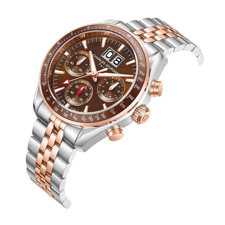 Charles Jourdan Men Chronograph CJ1128-1642C – Solar Time™