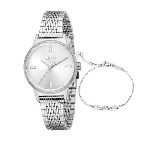 Esprit Violet Women Watch & Jewellery Set ES1L519M0015