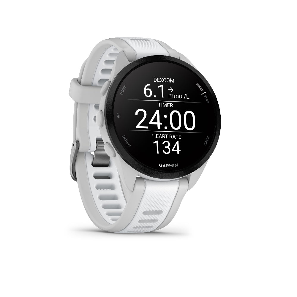 Garmin Smart Watch Forerunner 165 White GM010-02863-AD – Solar Time™