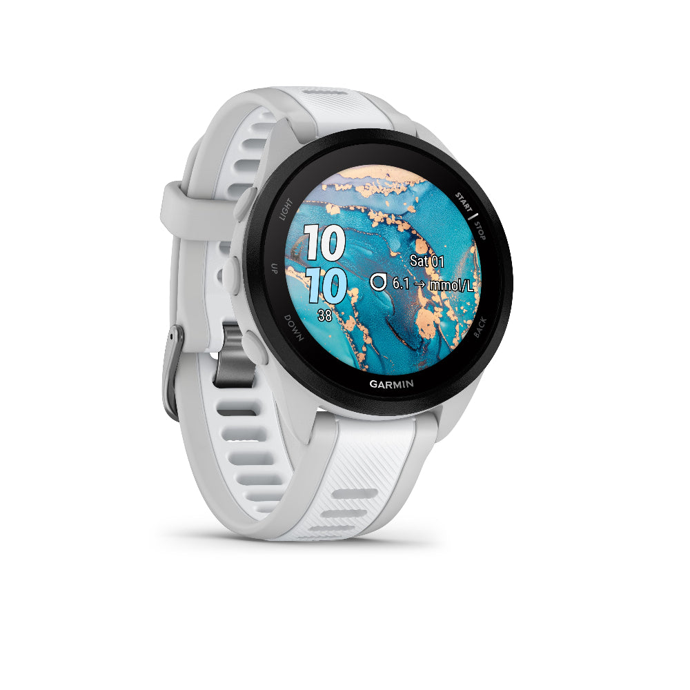 Garmin Smart Watch Forerunner 165 White GM010-02863-AD – Solar Time™