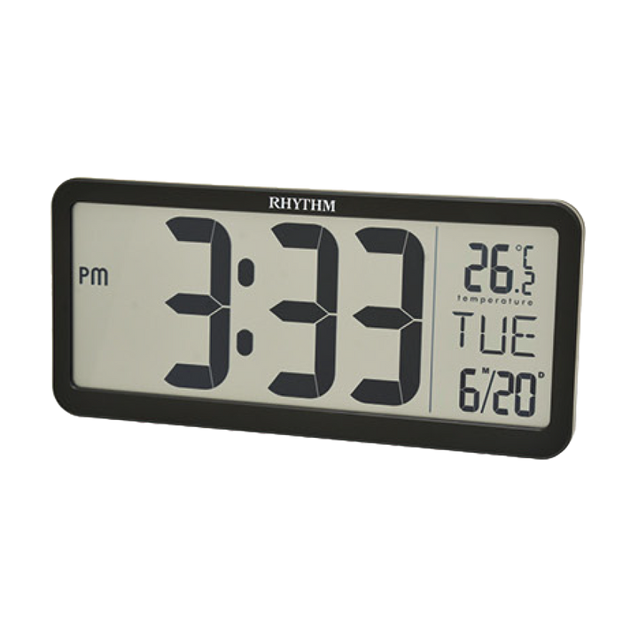 Rhythm Digital Alarm Clock RTLCW017BR02