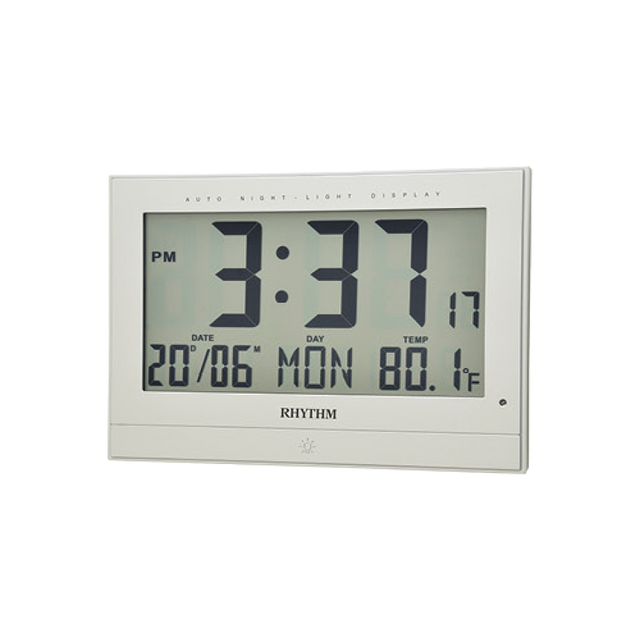 Rhythm Digital Alarm Clock RTLCW018NR19