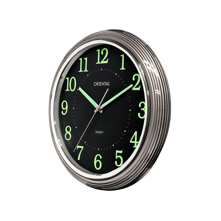 Oriental Analog Wall Clock Luminous OTC015N633