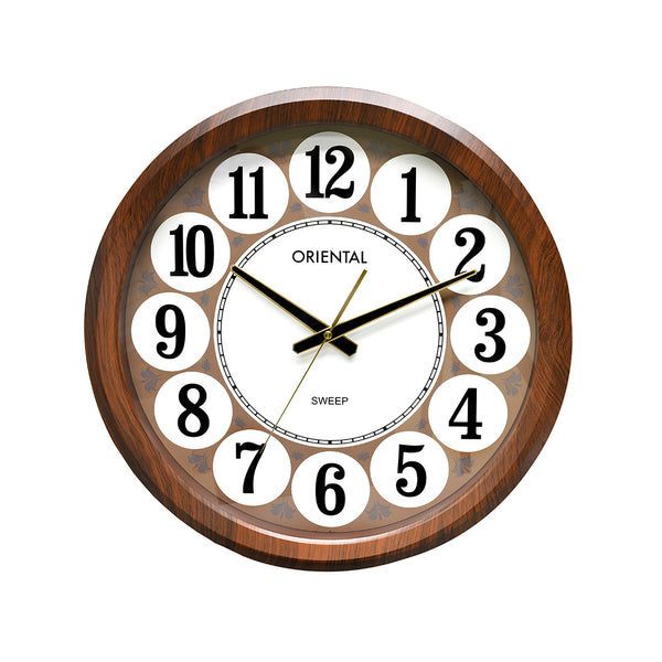 Oriental Analog Wall Clock OTC021W323