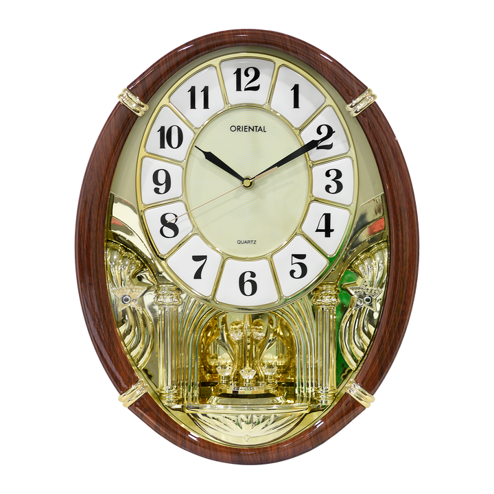 Oriental Analog Wall Clock OTM007N313 – Solar Time™