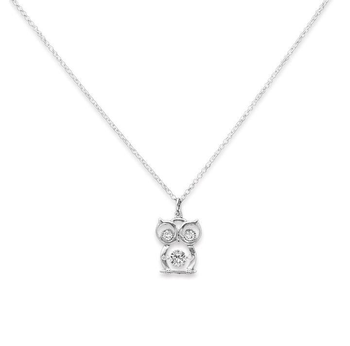 BNB10843 Bonia Missie Tale Owl Silver Necklace