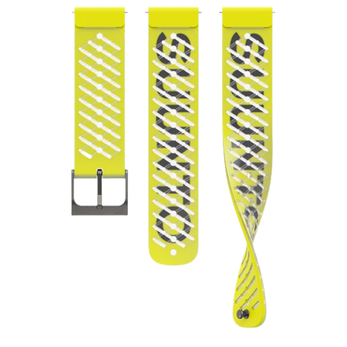 Suunto 22mm Athletic 5 Silicone Strap Lemon Yellow (S+M Size) SUSS050963000