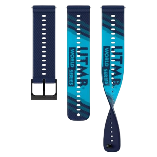 Suunto 22mm Athletic 6 Silicone Strap UTMB World Series Navy Blue (S+M) SUSS051074000
