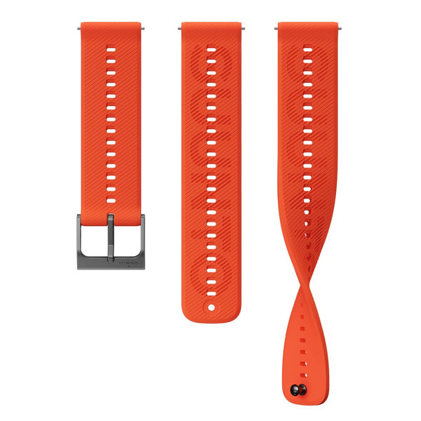 Suunto 22mm Athletic 6 Silicone Strap Coral Orange (S+M Size) SUSS051270000