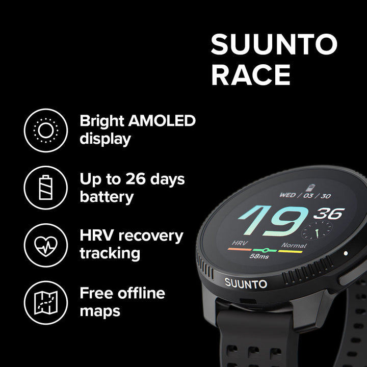 Suunto Race Titanium Amethyst SUSS050933000 – Solar Time™