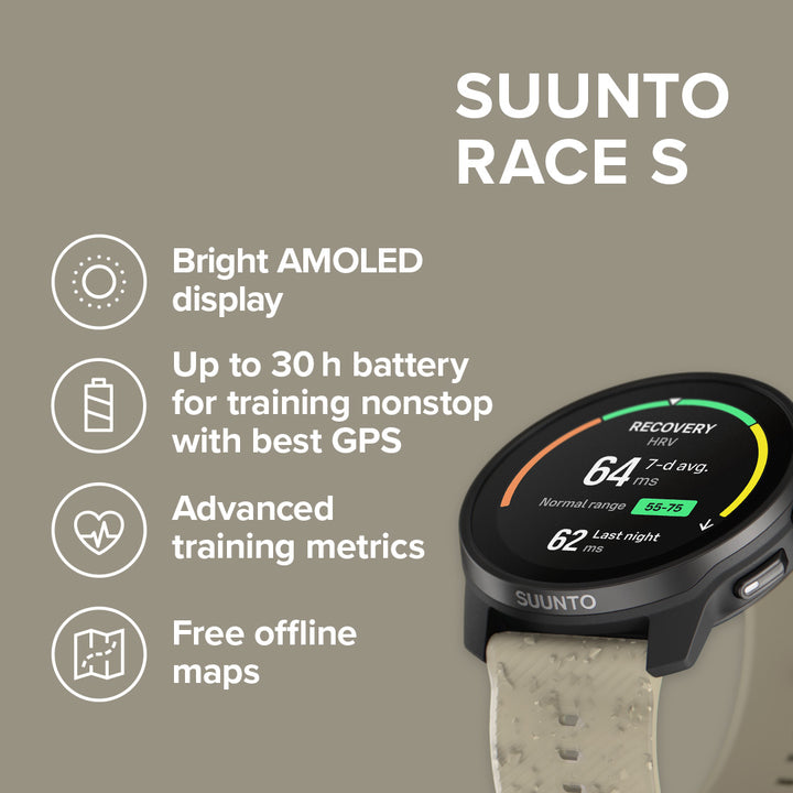 Suunto Race S Gravel Gray SUSS051014000