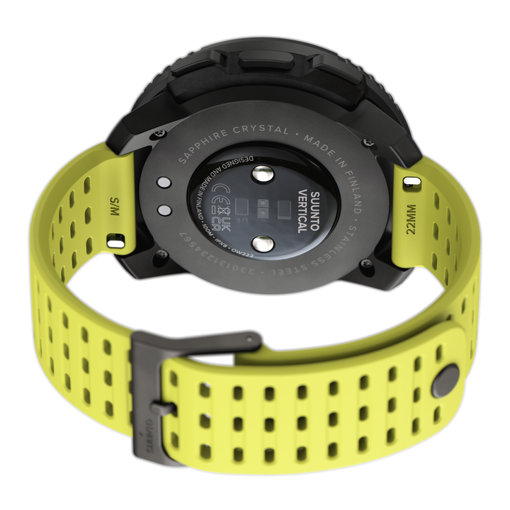 Suunto Vertical Black Lime - Large Screen Adventure Watch For Outdoor Expeditions And Training