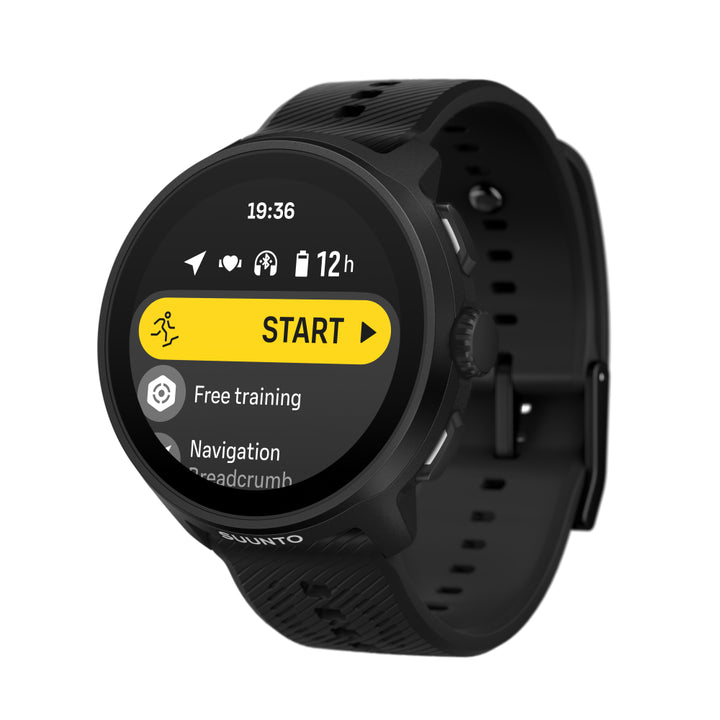 Suunto Run All Black with Silicone Strap SUSS051272000