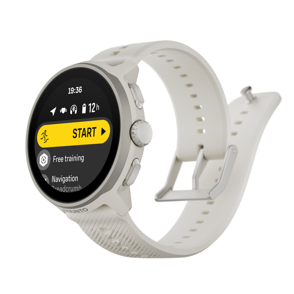 Suunto Run Frost Gray with Silicone Strap SUSS051273000 – Solar Time™