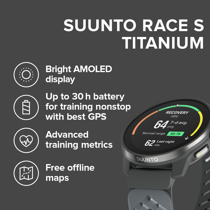 Suunto Race S Graphite Titanium SUSS051104000