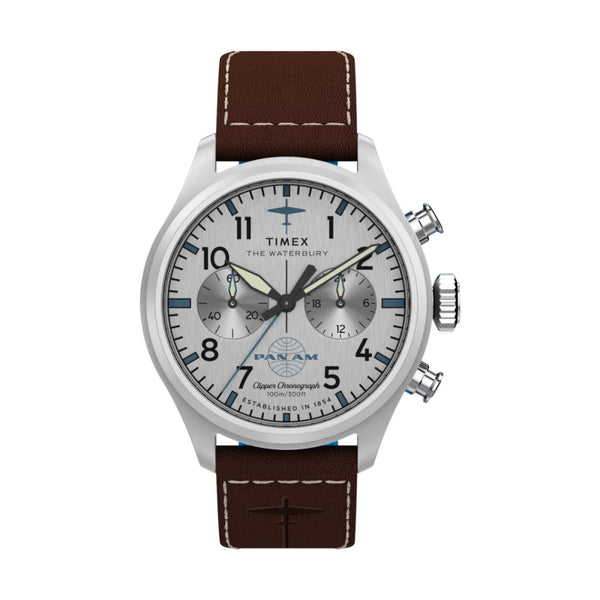 Timex x Pan Am® Waterbury Ace Chronograph TMTW2Y38700X6