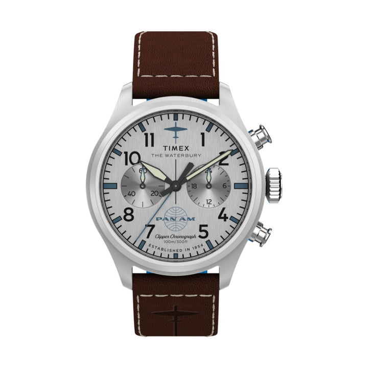 Timex x Pan Am® Waterbury Ace Chronograph TMTW2Y38700X6