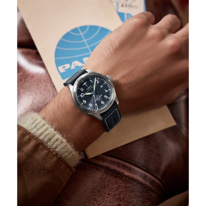 Timex x Pan Am® Waterbury Ace Chronograph TMTW2Y38800X6