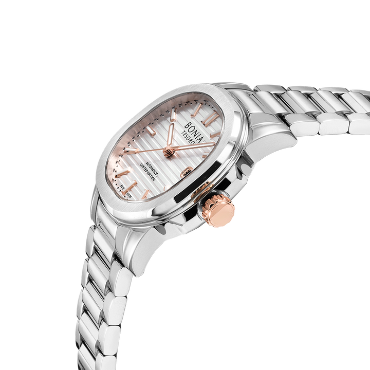 Bonia Tesoro Women Elegance Automatic Watch & Jewellery Set BNB10735-2312LE