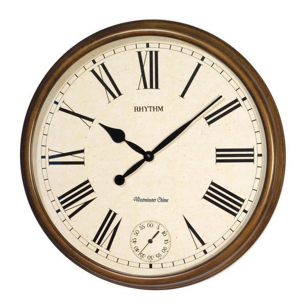 Rhythm Wall Clock Wooden Westminster Chime RTCMH721CR06